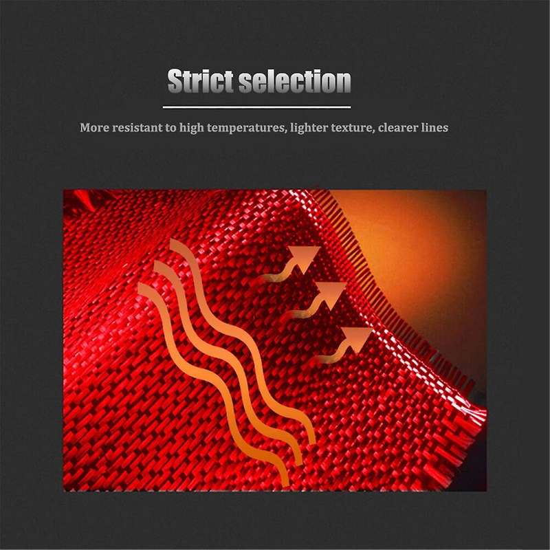 Red Carbon Fiber Overhead Lamp Panel Trim Cover for 8Th 2006-2011