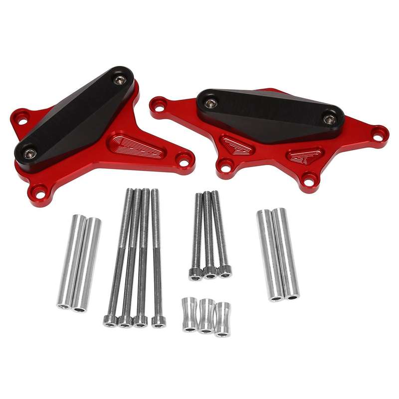 Red Engine Cover Stator Case Guard CNC Frame Slider Falling Protection for CB500X CB500F 2016