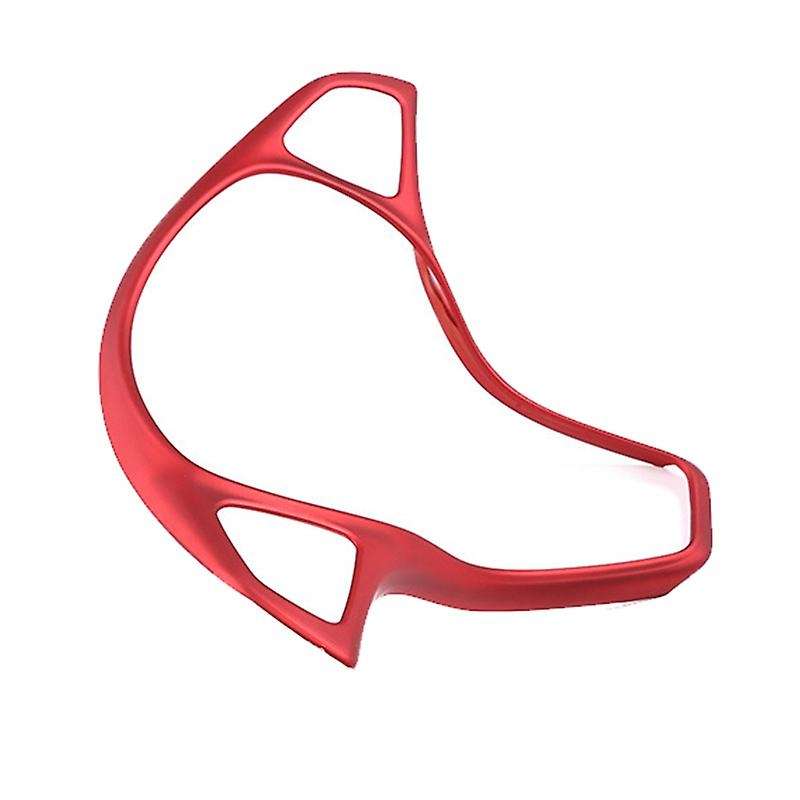 Red for E C GLC GLA Class 2014-2017 Steering Wheel Panel Trim Cover Sticker Switch Button Decor