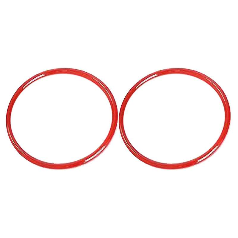 Red Dashboard Decoration Cover Ring Trim Instrument Panel for 2015+ Interior Accessories
