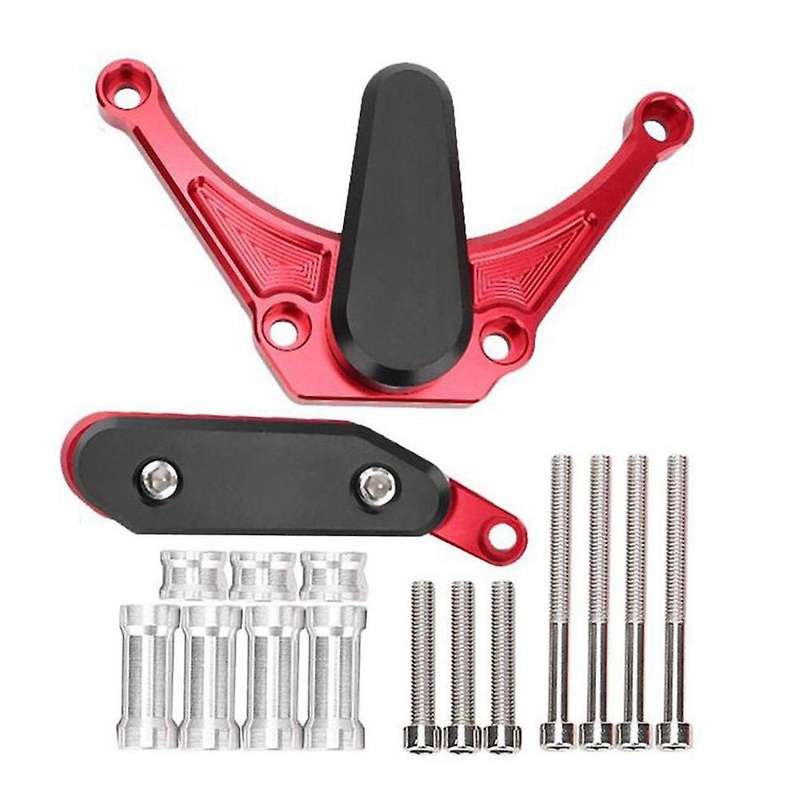 Red Engine Cover Stator Case Guard CNC Frame Slider Falling Protection for YZF-1000 R1 09-14