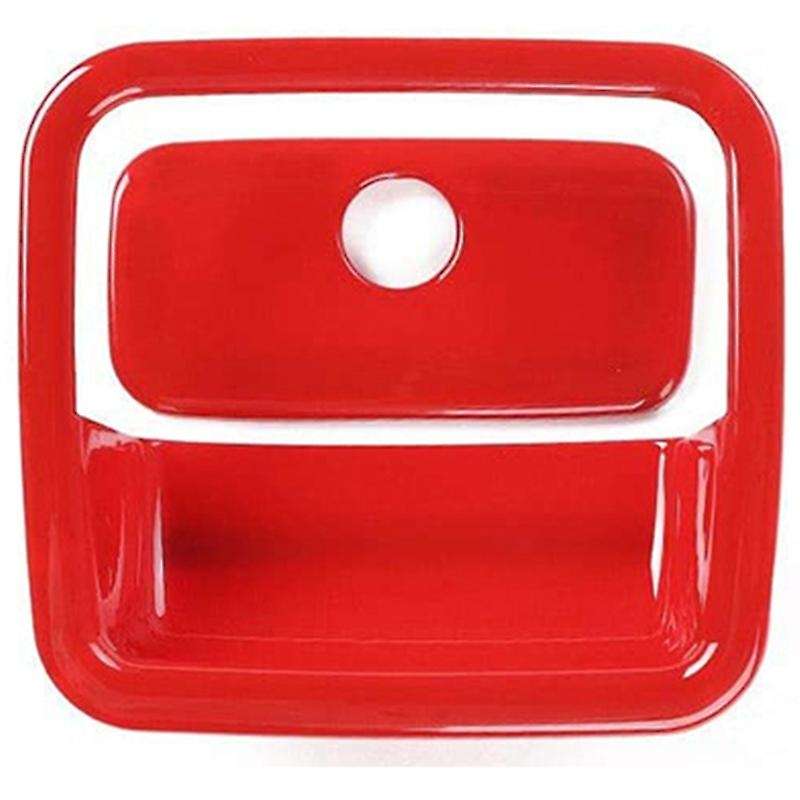 Red Co-Pilot Storage Box Handle Cover Frame Decal Trim for 2018-2020 JL JLU