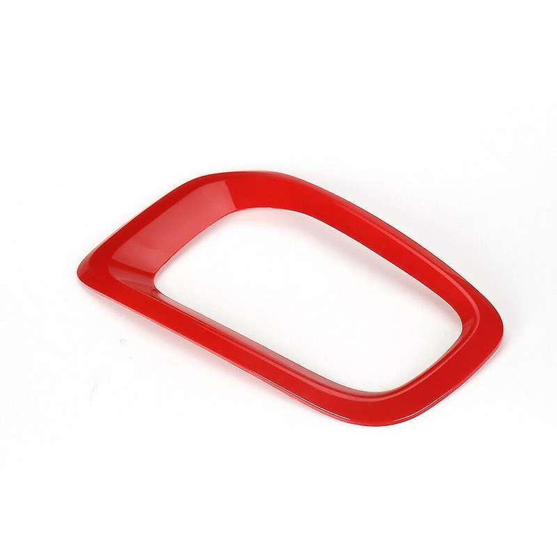 Red Front Fog Light Lamp Cover Trim Frame Decor for 2015-2017 Accessories