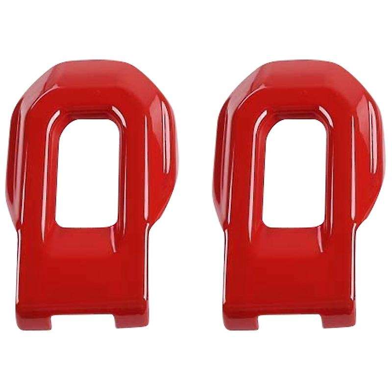 Red Hood Latch Lock Catch Decoration Sticker Mouldings for Wrangler JL 2018 Up