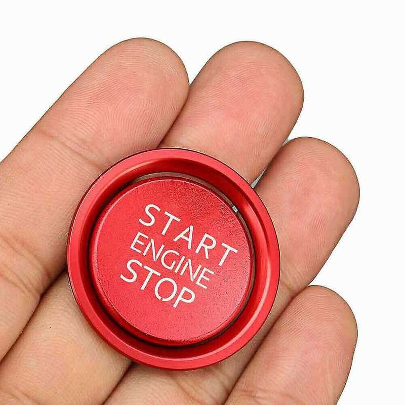 Red Keyless Engine Push Start Button Cover for A4 A5 Q5 S4