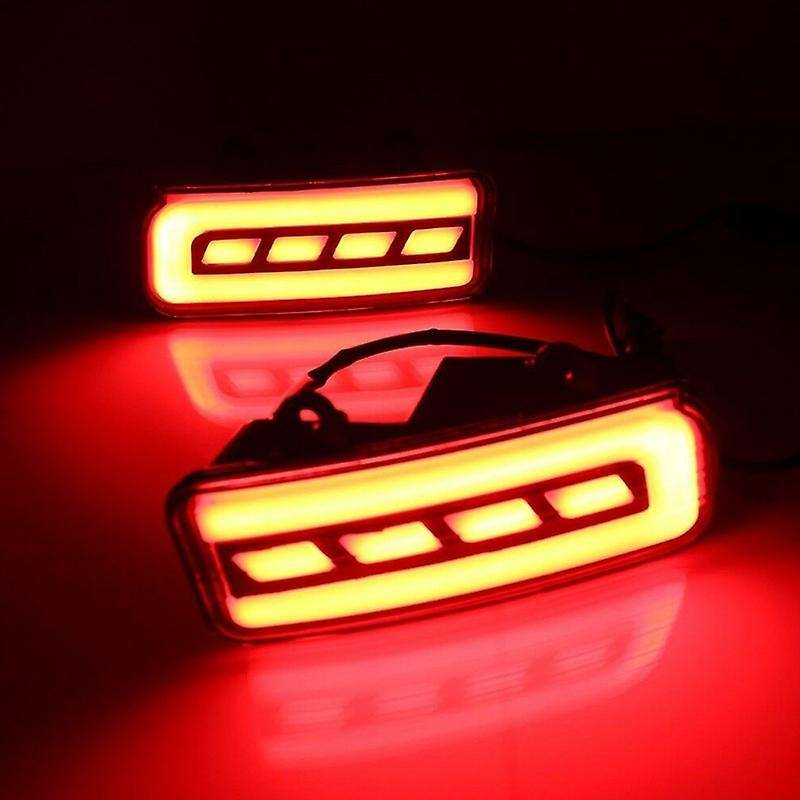 Red LED Rear Bumper Tail Brake Light Lamp for 2015-2016