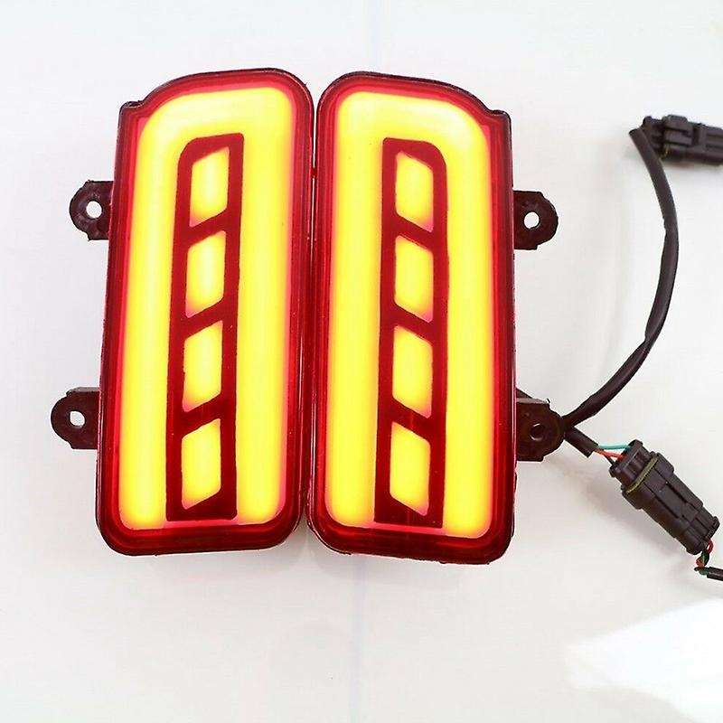 Red LED Rear Bumper Tail Brake Light Lamp for 2015-2016