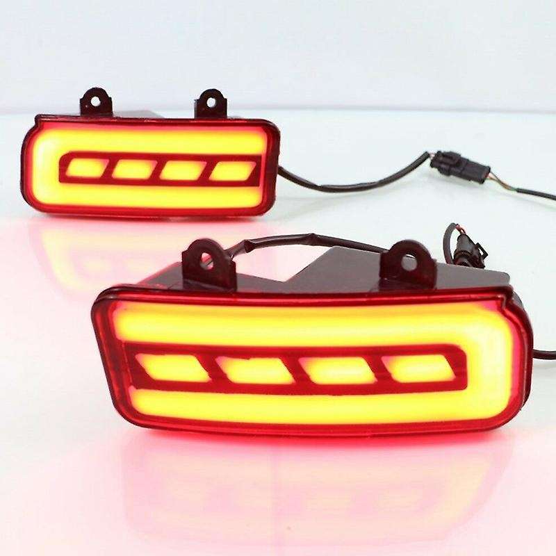Red LED Rear Bumper Tail Brake Light Lamp for 2015-2016