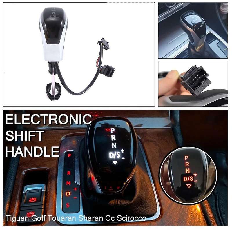 Red LED Gear Shift Head for CC Golf MK6 MK7 Sagitar Electronic Shift Handle