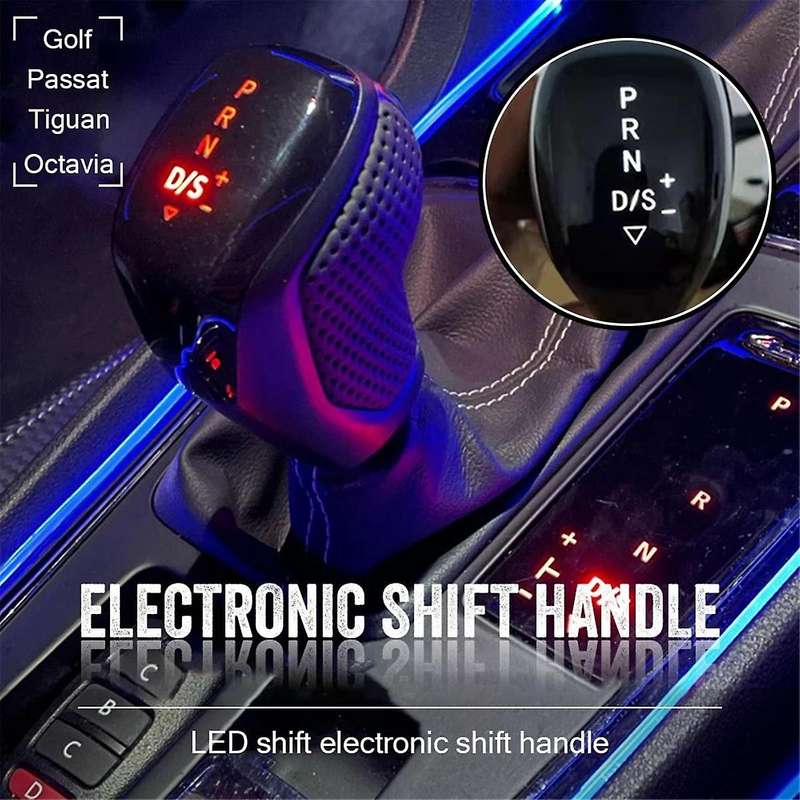 Red LED Gear Shift Head for CC Golf MK6 MK7 Sagitar Electronic Shift Handle