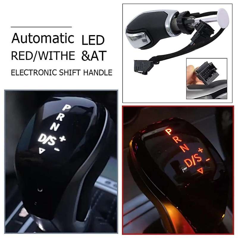 Red LED Gear Shift Head for CC Golf MK6 MK7 Sagitar Electronic Shift Handle