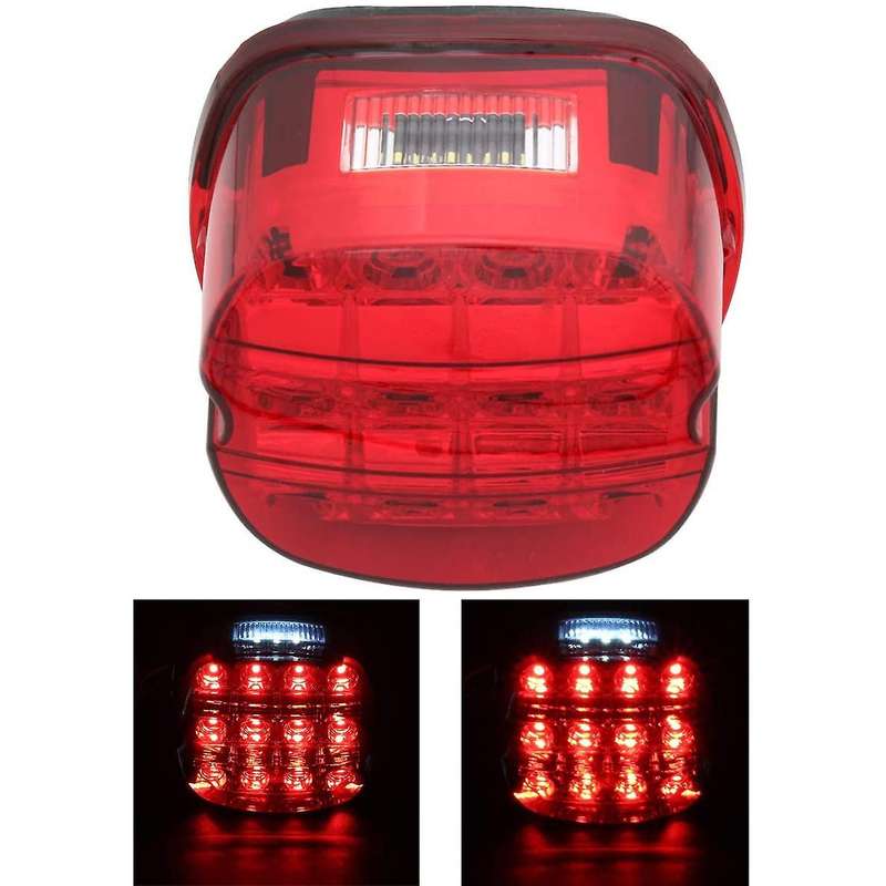 Red LED Taillights Motorcycle Rear Brake Driving Lights for Road Glide Street Touring