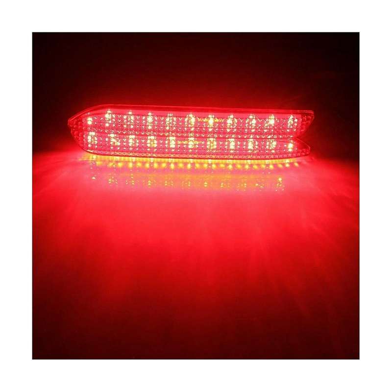 Red Lens Bumper Reflector Brake Rear Bar Light Rear Tail Light Turn Signal LED Car for for 819200801