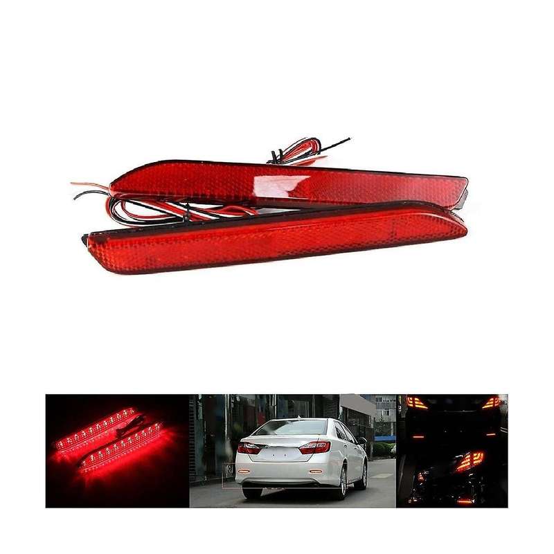 Red Lens Bumper Reflector Brake Rear Bar Light Rear Tail Light Turn Signal LED Car for for 819200801