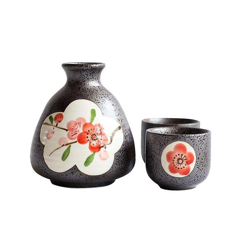 Red Plum Traditional Tea Set