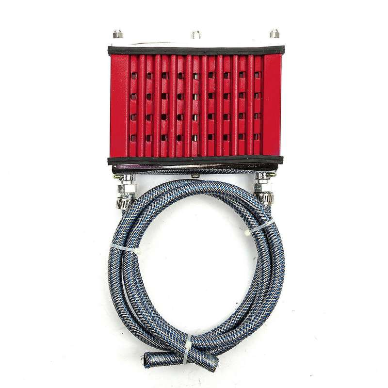Red Pit Dirt Bike / Motorcycle Oil Radiator DIY Kit Change for 110Cc 125Cc 140Cc 150Cc ATV Oil Cool