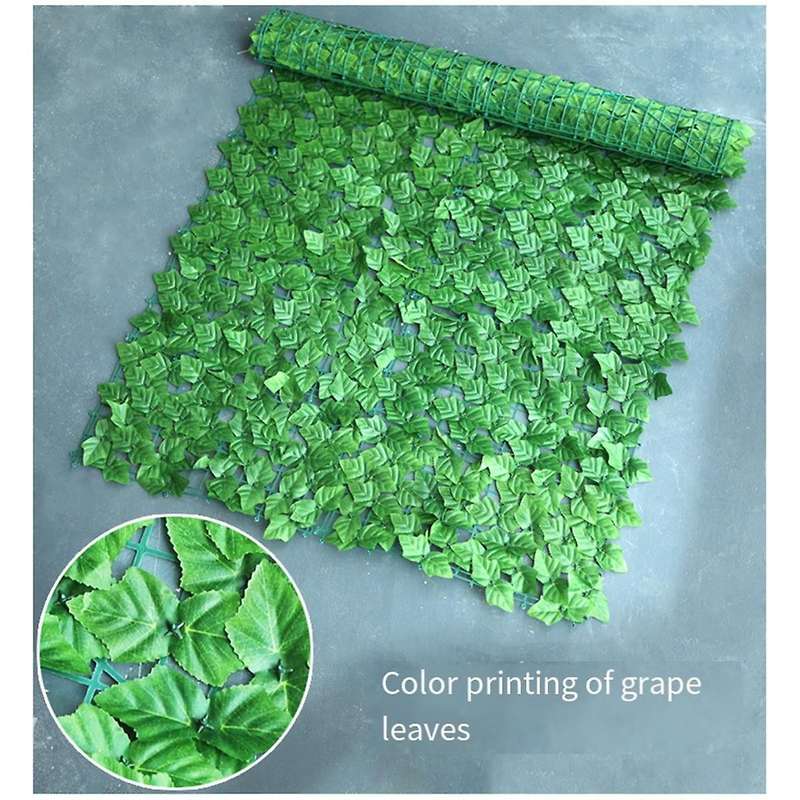 Red Maple Simulated Fence Net Green Plant Decoration Artificial Leaves Indoor and Outdoor Garden Bal