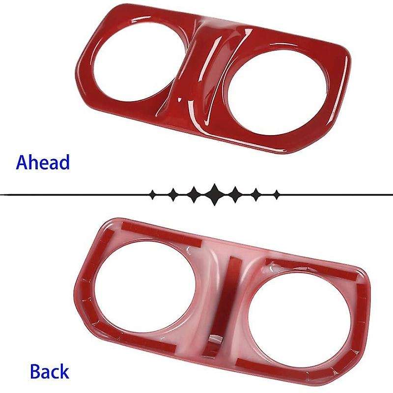 Red Rear Back Air Vent Outlet AC Trim Cover for 2018-2020 JL JLU