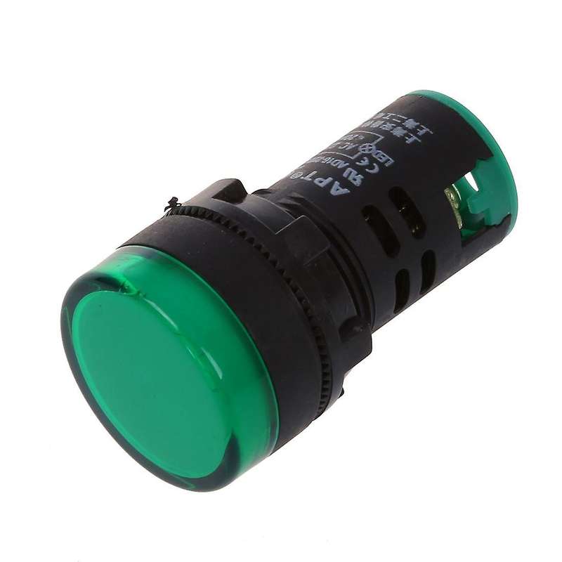 Red, yellow-green light lamp 22 mm LED pilot display panel AC 220 V 3