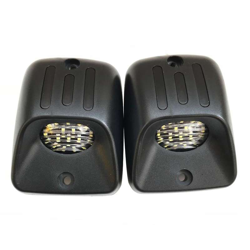 Red White LED Car License Plate Light Auto Tail Number Plate Lamps Assembly for 1995-2004