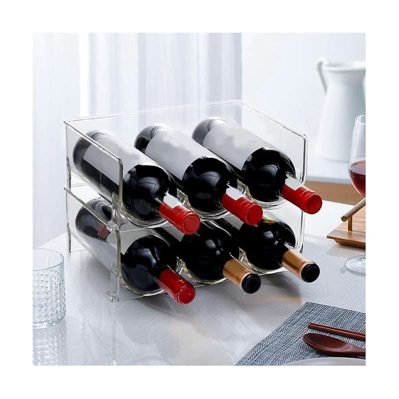 Red Wine Storage Rack Wine Display Rack Shelf Beverage Storage Rack Kitchen Table Storage Rack