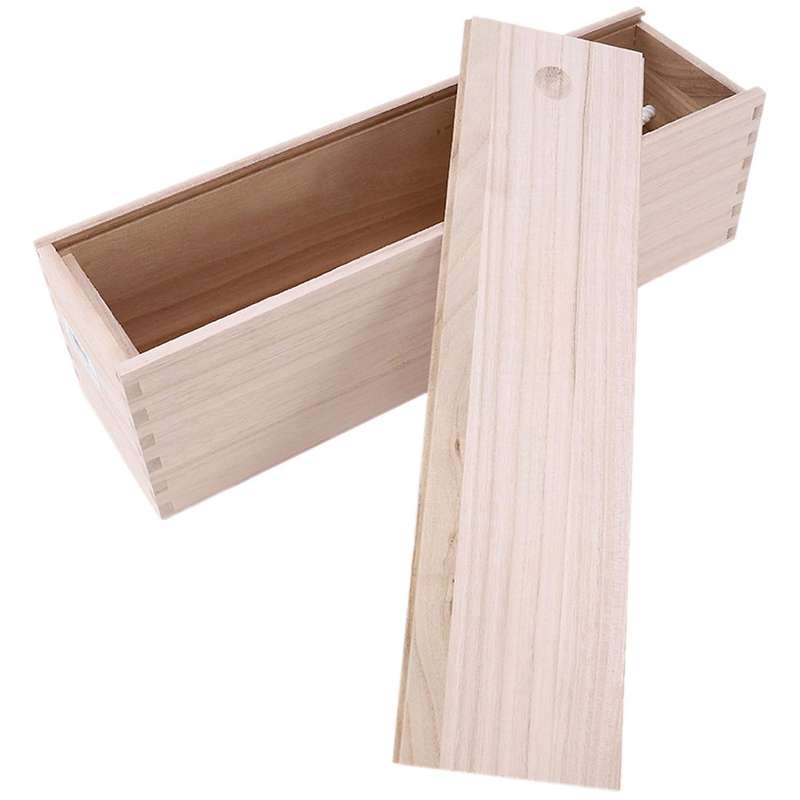Red Wine Bottle Wooden Packing Box for Hampagne Flute Special Wooden Gift Wrap Storage for Wine Can