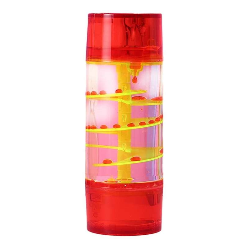 Red-hourglass Center Column Turntable Oil Drop Hourglass Jelly Color Leisure Daze Oil Leak Home Craf