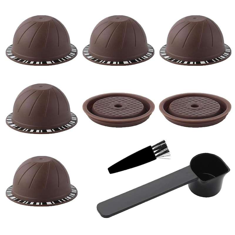 Refillable Coffee Capsule for Vertuoline & Vertuo Pod, 150 Ml Coffee Pods for Nes Presso Vertuo Coff