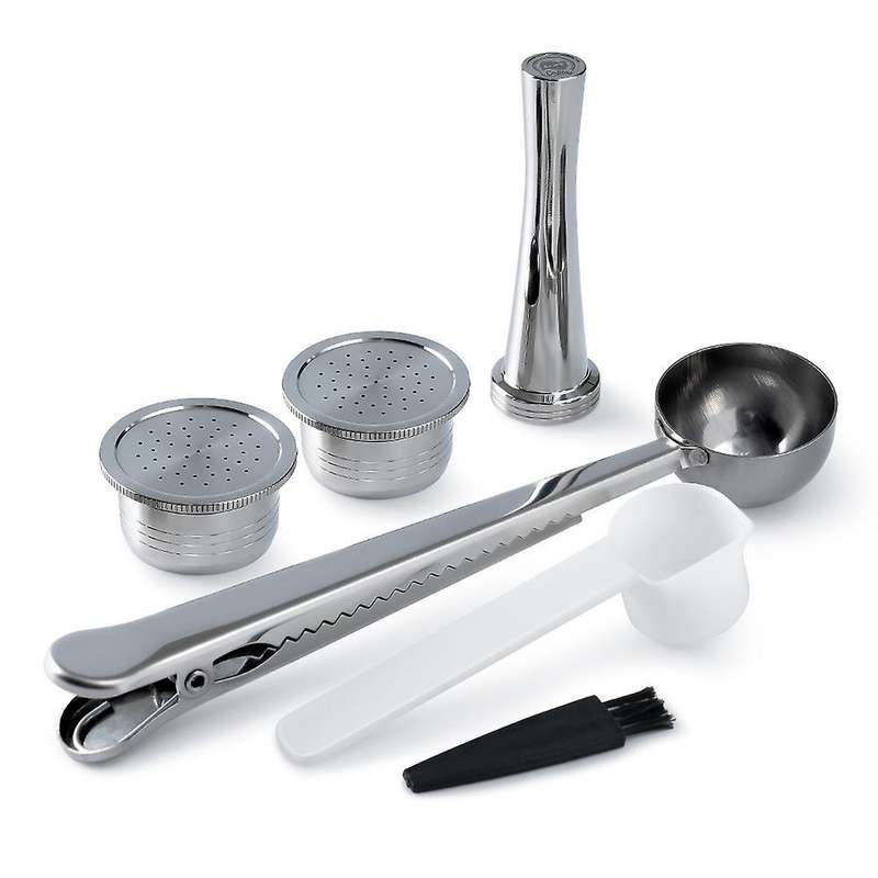 Refillable Filter Stainless Steel Espresso Coffee Maker Capsule for Machine Reusable Filter Coffee P