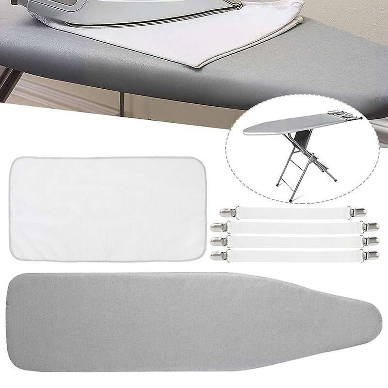 Reflective Ironing Board Cover Fits and Standard Boards Pads Resist Scorching and Elastic Edge Cove