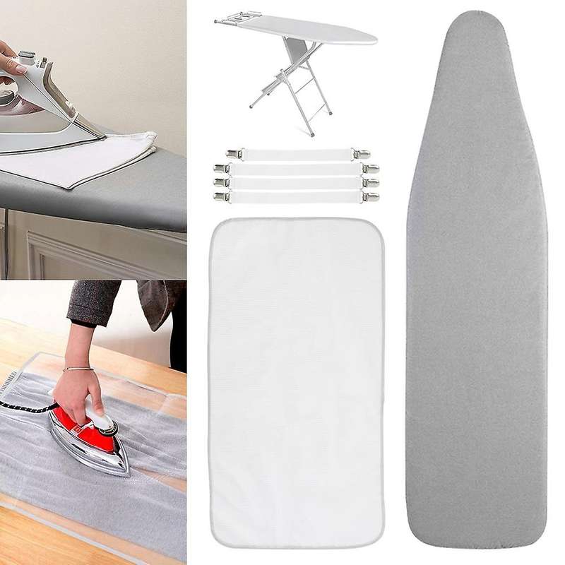Reflective Ironing Board Cover Fits and Standard Boards Pads Resist Scorching and Elastic Edge Cove