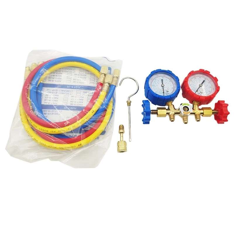 Refrigerant Manifold Gauge Set Air Conditioning Tool for R410A R32 R134A Air Condition Refrigeration
