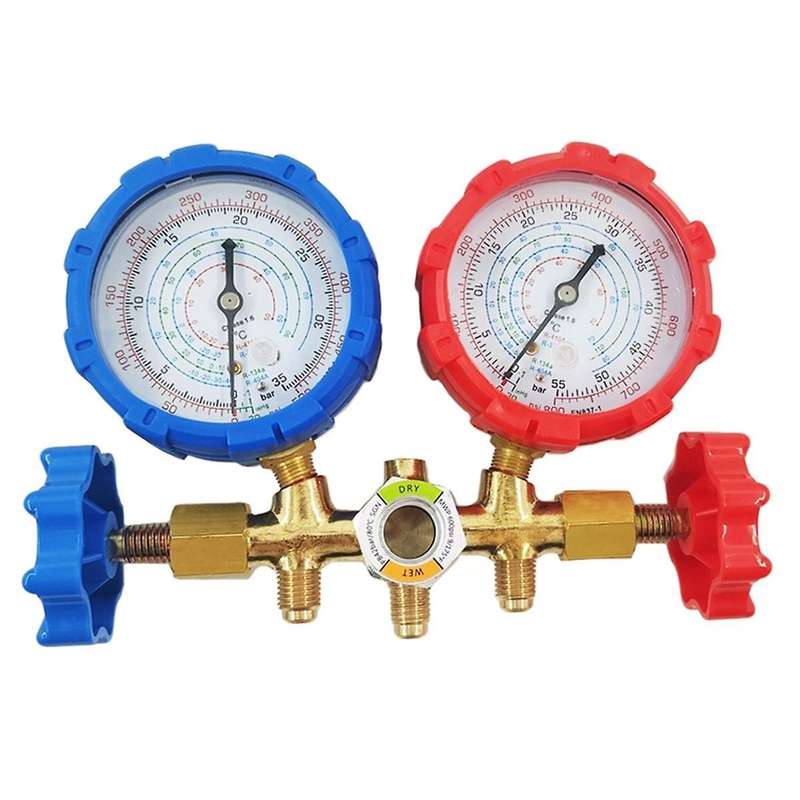 Refrigerant Manifold Gauge Set Air Conditioning Tool for R410A R32 R134A Air Condition Refrigeration