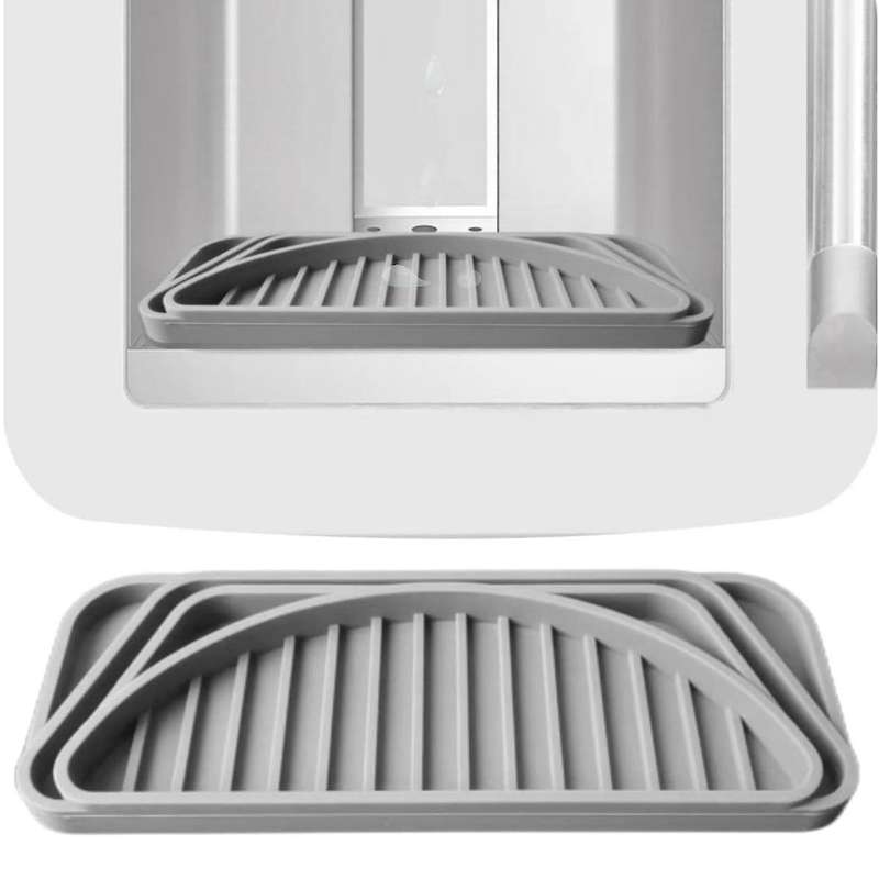 Refrigerator Drip Catcher Tray,Ice and Water Dispenser Silicone Pan,Water Dispenser Drip Tray,Cuttab