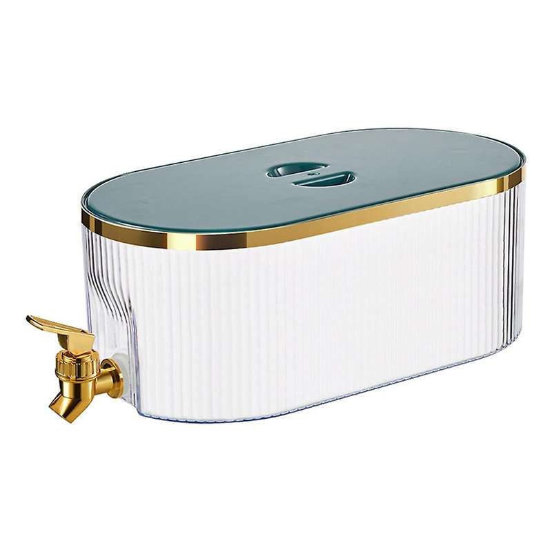 Refrigerator Drink Dispenser with Spigot Leakproof Plastic Water Container Cooling Beverage Dispens