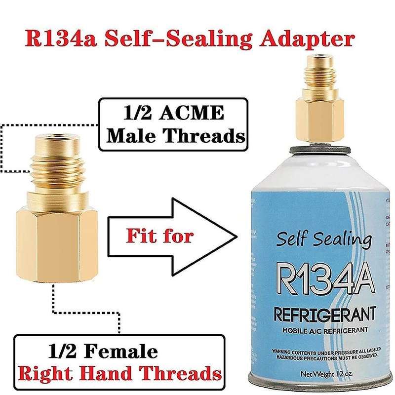 Refrigerator Freon Recharge Hose with Gauge Kit R134a R12 R22,with Bpv31 Piercing Tap Valve,for A/c