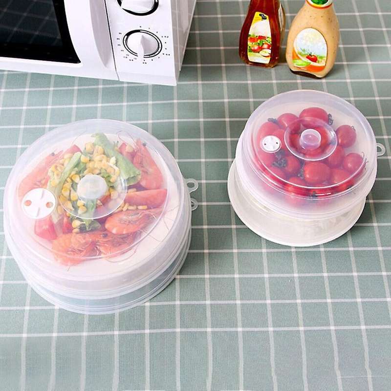 Refrigerator -Keeping Cover Microwave Oven Special Heating Oil-Proof Cover Round Transparent Sealing