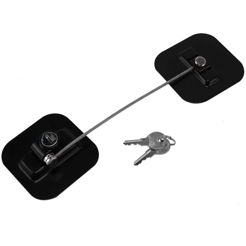 Refrigerator Strong Adhesive Lock for Cabinet File Drawer Window Child Safety with Keys