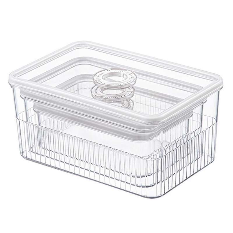Regular Fresh-Keeping Refrigerator Storage Box Vegetable and Fruit Food Storage Container Pantry Kit