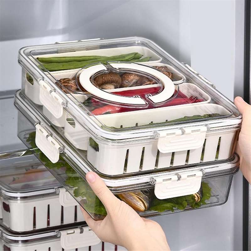 Refrigerator Organizer with Lids, Fridge Storage,Fridge Organizers, Fridge Organization, Fridge Stor