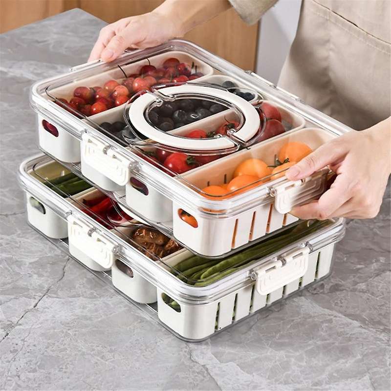 Refrigerator Organizer with Lids, Fridge Storage,Fridge Organizers, Fridge Organization, Fridge Stor