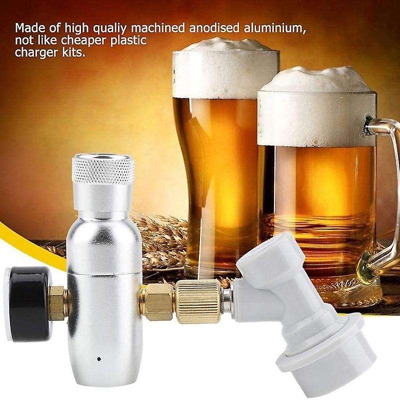 Regulator CO2 Charger Kit Gas Disconnect Beer Kegerator Home Draft Beer Bottle Home Brew Accessories