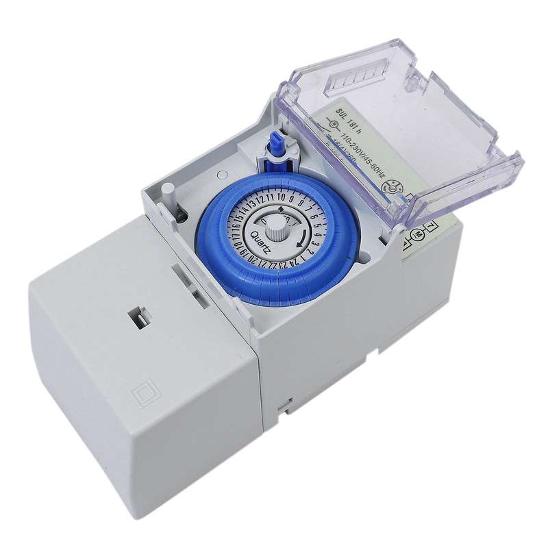 Relay Electrical Programmable Timer 24 Hour Din Rail Timer Switch
