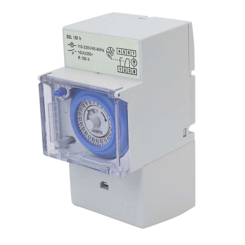 Relay Electrical Programmable Timer 24 Hour Din Rail Timer Switch