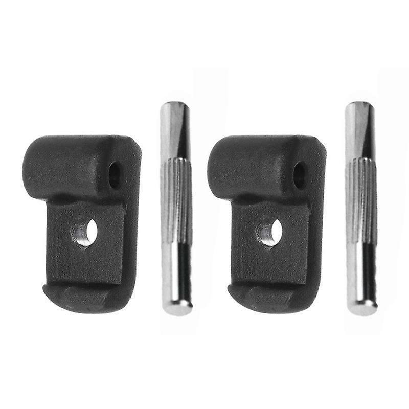 Reinforced Lock Steering Wheel Replacement Hinge Repair Latch for M365 Black+Silver