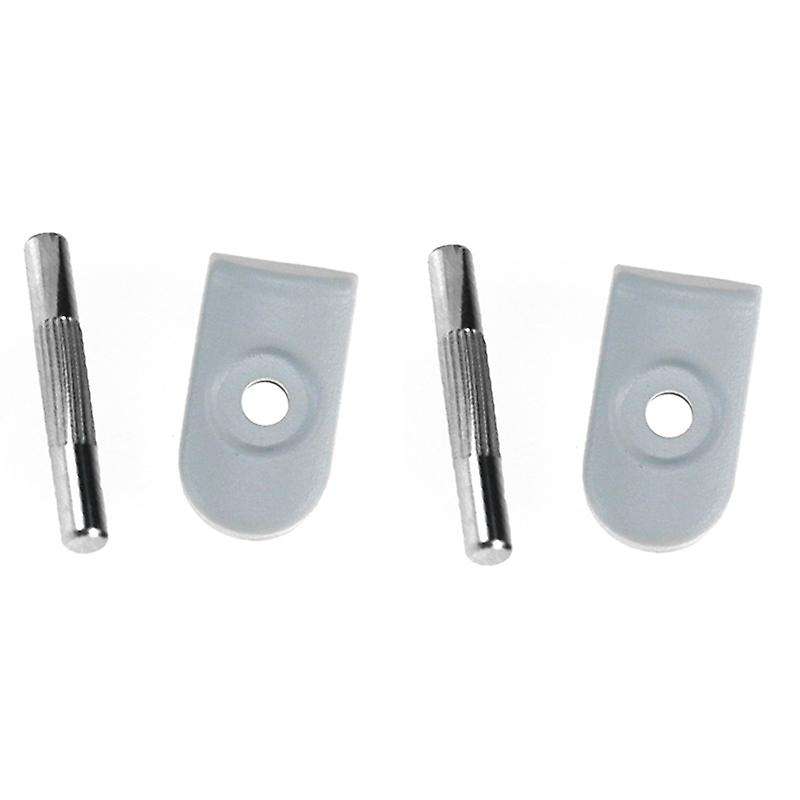 Reinforced Lock Steering Wheel Replacement Hinge Repair Latch for M365 White+Silver