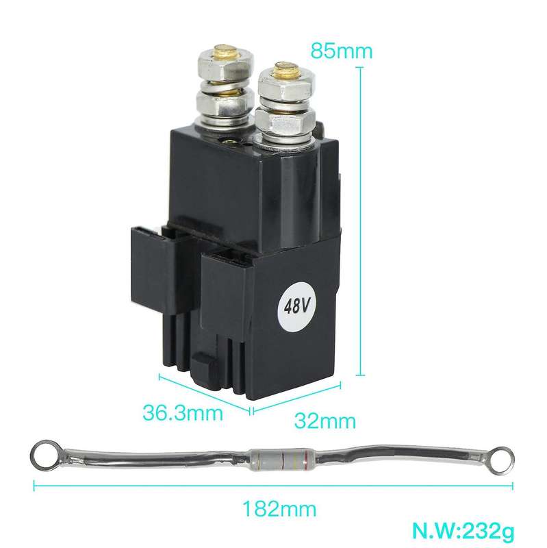 Relay Resistance for Club Car Golf Cart 48 Volt Solenoid & Precedent 102865901 1014947