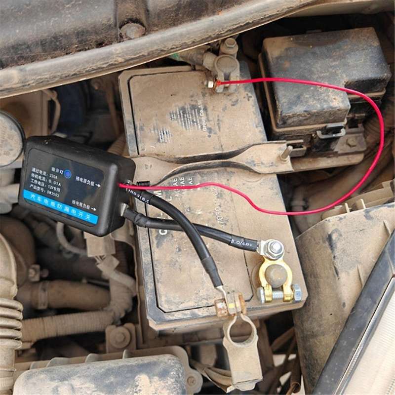 Remote Battery Disconnect Switch 12V 260A Kill Switch Automatic Power Off Prevent Battery Drain with