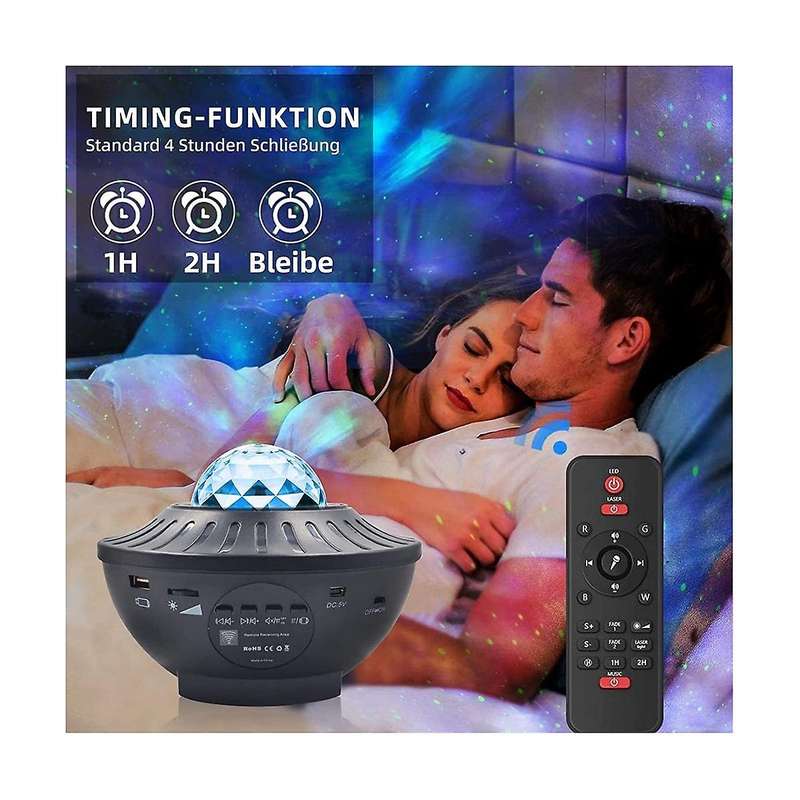 Remote Control Rgb Laser Star Projector Indoor Led Star Light Projection Lamp