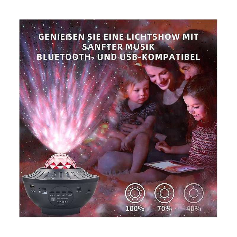 Remote Control Rgb Laser Star Projector Indoor Led Star Light Projection Lamp